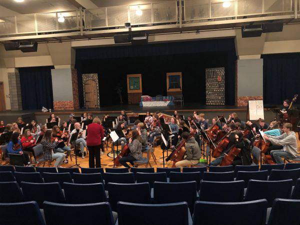 Practicing for 2018 Winter Concert